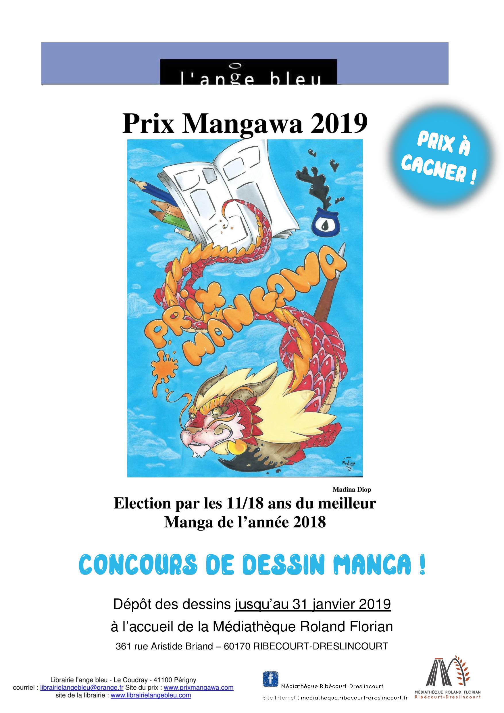 2019 Prix.mangawa Affiche Concours